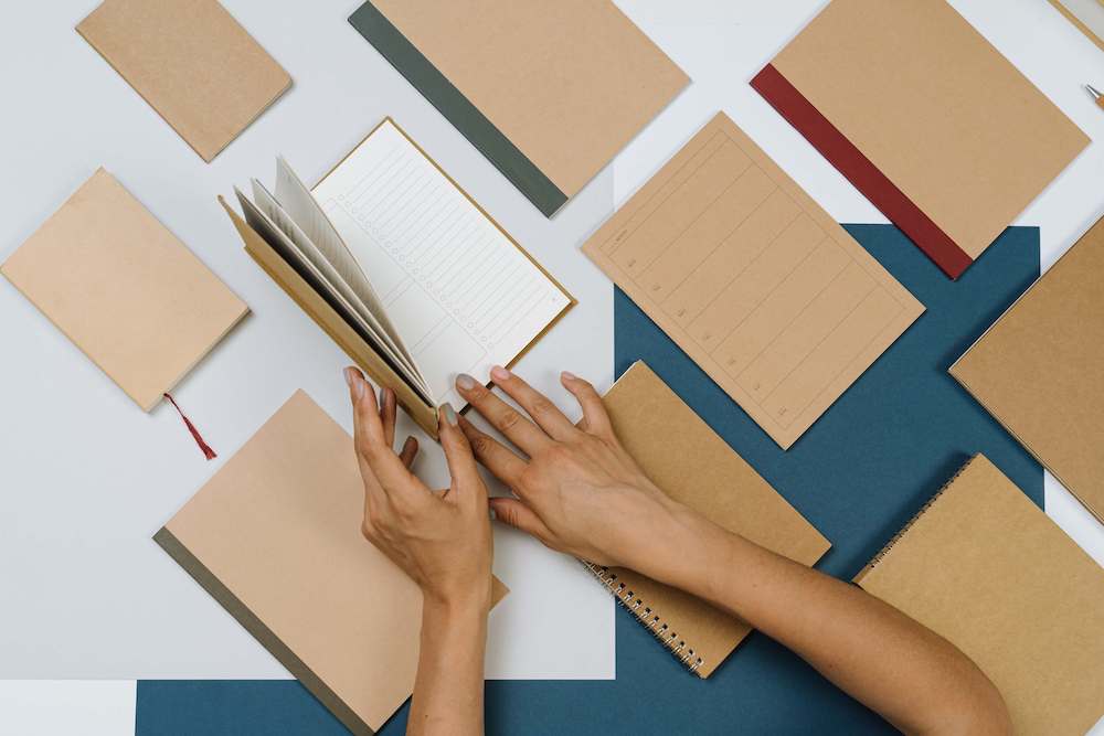 Person Opening Book