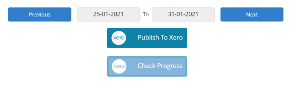 TImecloud + Xero Period Range
