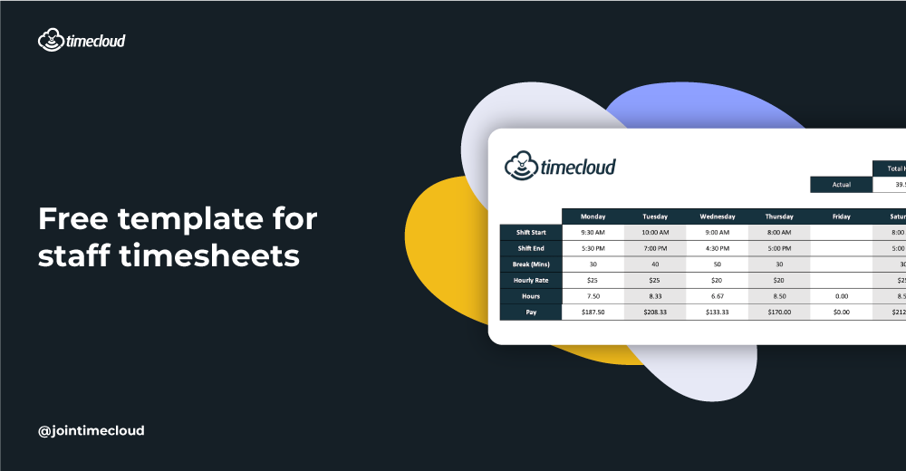 MSMSPFB-221109-TimesheetTemplate-AB-(v02) Free template for staff timesheets feature image by Timecloud