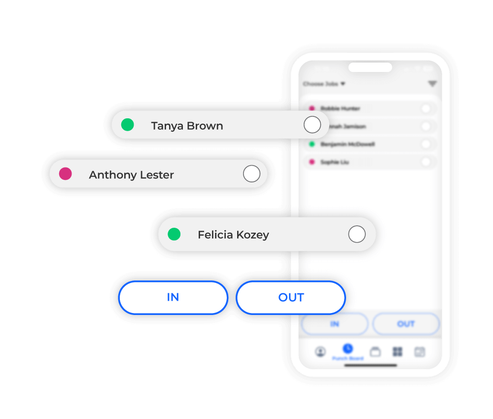 Timecloud app manager timesheet page