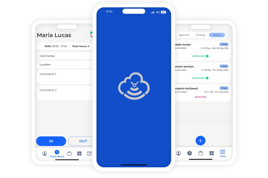 App Header Image Timecloud mobile app feature image