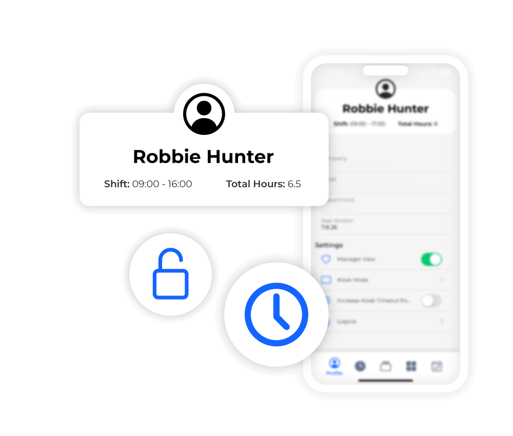 Mobile App Profile Page