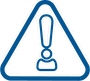 Warning symbol to represent human error