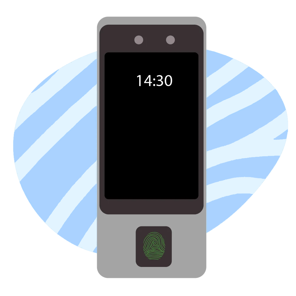 Biometric time clocks hero image