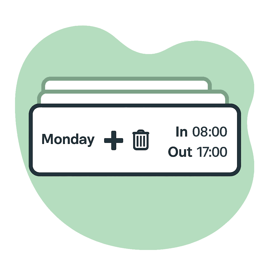 Timecloud Employee Attendance Records Icon